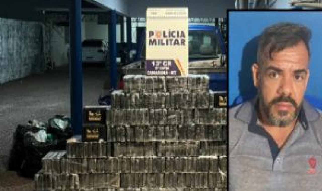 EM FLAGRANTE: PRF investiga policial preso com carro roubado e meia tonelada de cocaína em Canarana (MT)