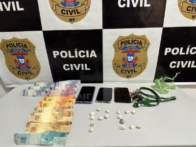 POLÍCIA CIVIL: Menor é apreendido e idoso preso por tráfico de drogas e tentativa homicídio em Nova Xavantina (MT)