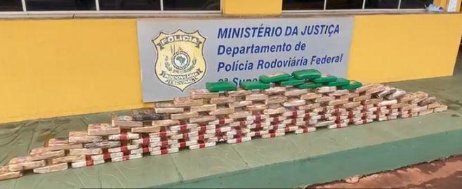 PRF apreende 119 Kg de cocaína em Paranaíba (MS)