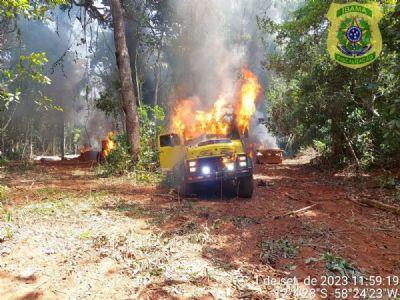 DESMATE: Fiscais flagram exploração ilegal de madeira pela 2ª vez em menos de um mês na Terra Indígena Menkü em MT