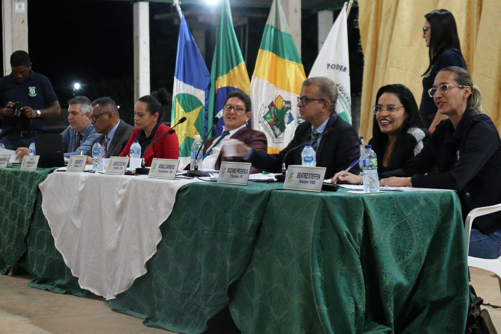 Em sessão itinerante Câmara aprova criação do Distrito P.A Pingos D'Agua