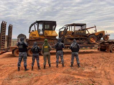 OPERAÇÃO AMAZÔNIA: Em ação conjunta, Sema-MT apreende 250 cabeças de gado, máquinas pesadas e aplica multa de R$ 20 milhões