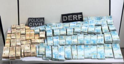 OPERAÇÃO CERES: Polícia apreende mais de R$ 1,3 milhão com dono de distribuidora preso por receptação qualificada