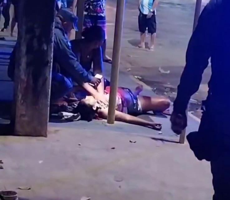 Polícia Militar encontra mulher ensanguentada na calçada no setor F