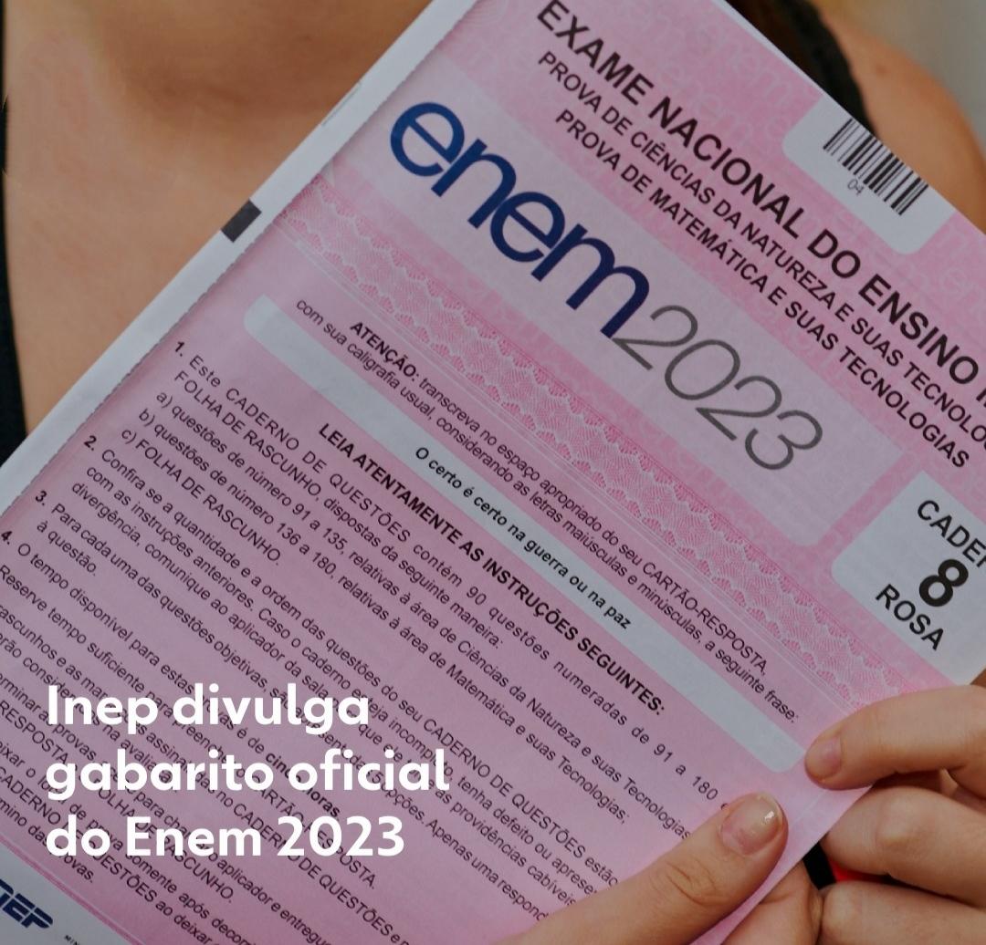 Enem 2023: Gabarito Oficial é Divulgado; Saiba Como Acessar - Rádio ...