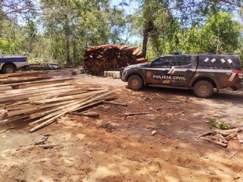 Operação conjunta desmantela esquema de extração ilegal de madeira em São Felix do Araguaia