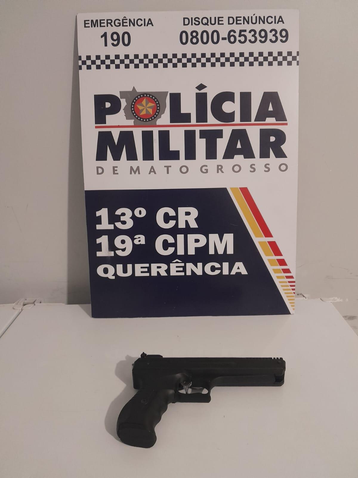 Polícia Militar é acionada após homem apontar arma para participantes da Festa de Réveillon em Querência-MT