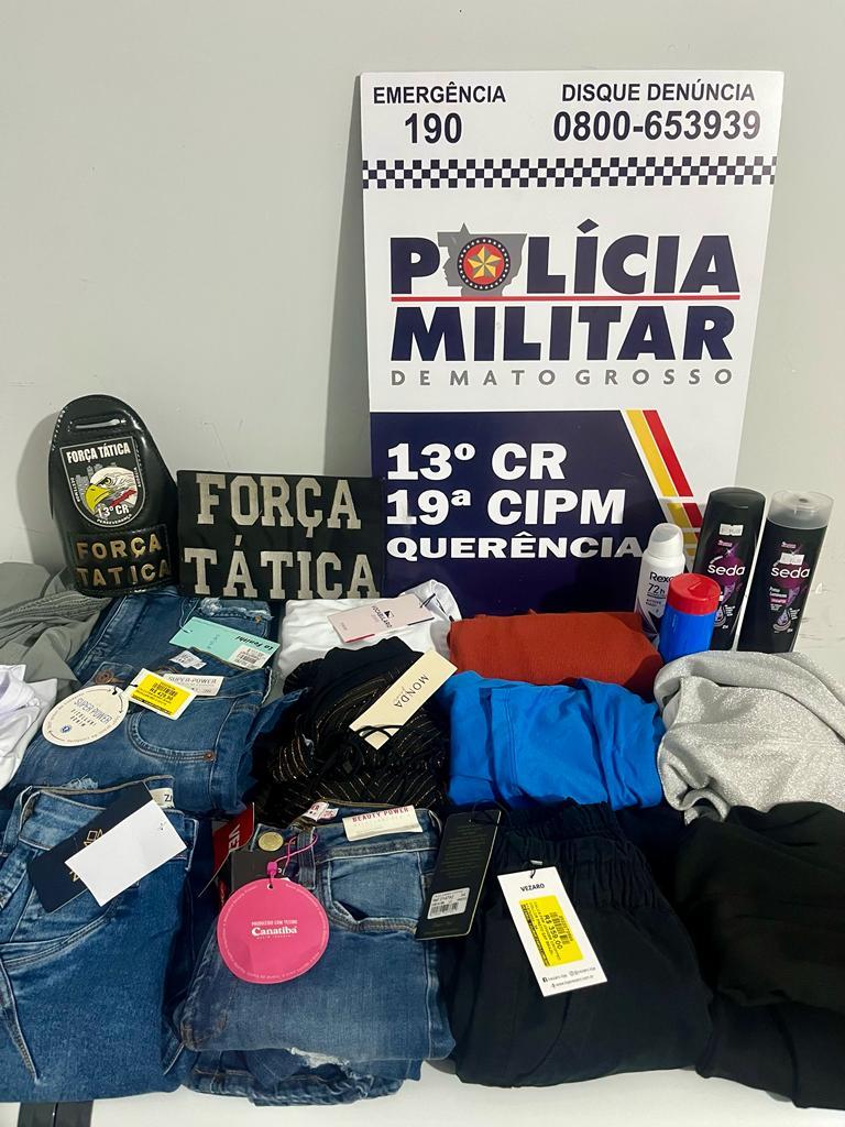 Polícia Militar prende e apreende mulheres que estavam furtando