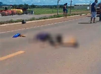 Casal é atropelado e morto por caminhão na BR-158 em Confresa; motorista foi preso