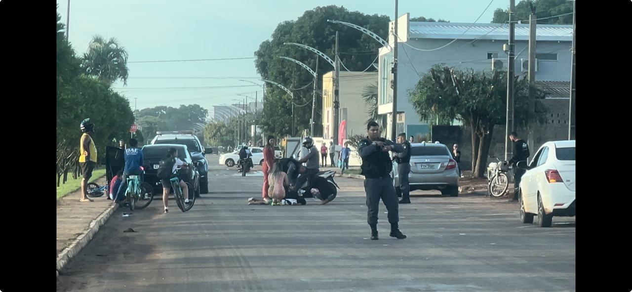 Criança é atropelada na Avenida Mato Grosso em Querência