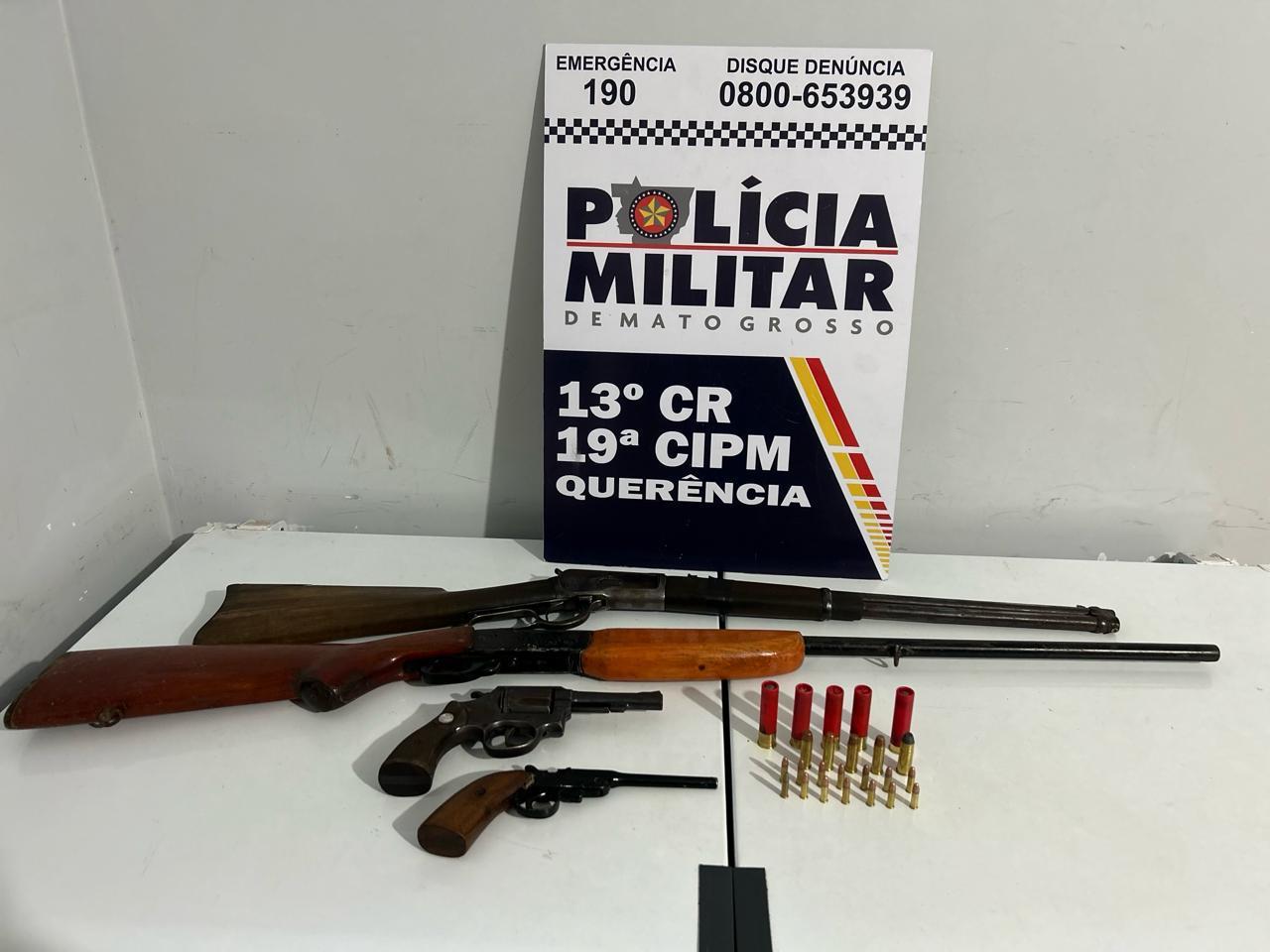 Homem é preso por porte ilegal de arma