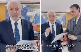 Lula grava vídeo e coloca ministérios para ajudar empresários do Shopping Popular após incêndio