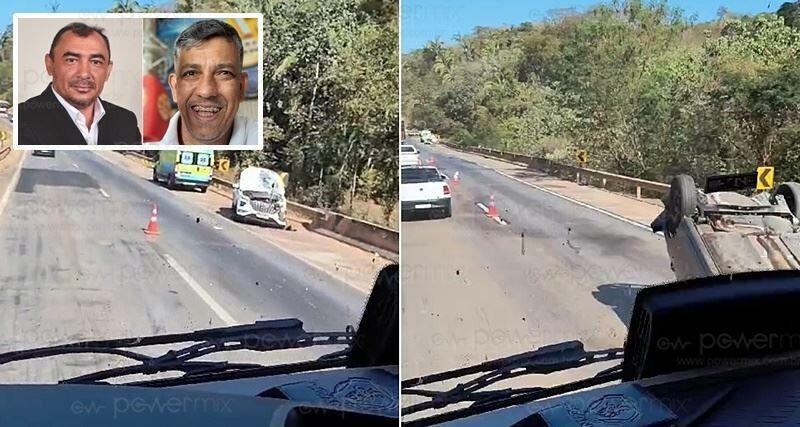 Vereador da cidade de Claudia MT morre e pré-candidato a prefeito fica ferido em grave acidente em MT