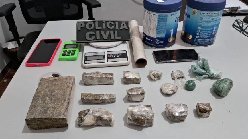 Traficante de 23 anos é preso por armazenar e distribuir drogas em Alto Boa Vista (MT)