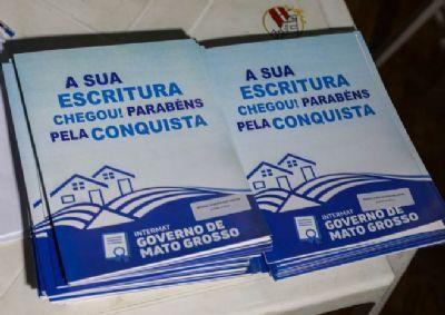 Famílias de Porto Alegre do Norte receberão títulos de propriedade do Governo de MT