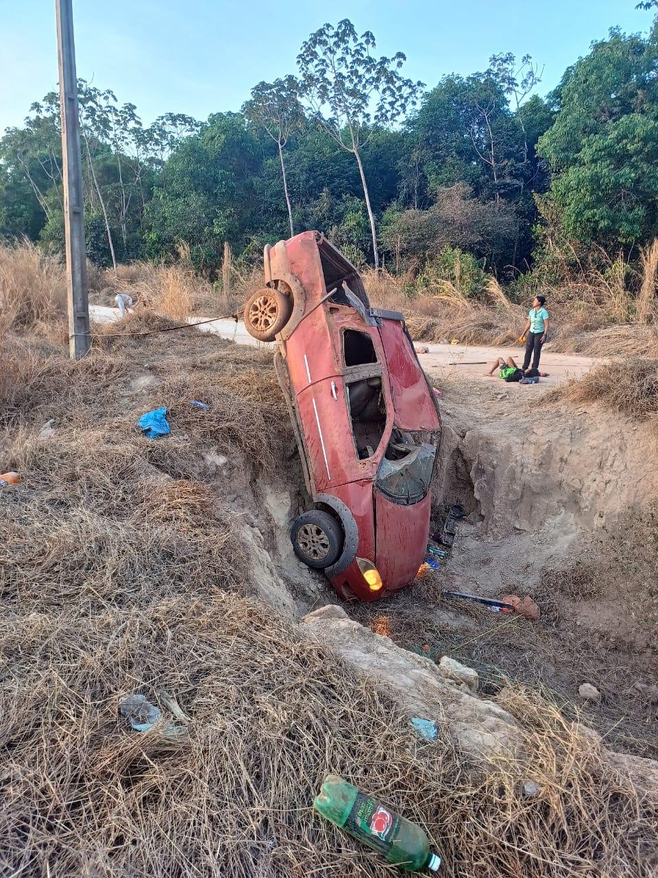 Indígena morre, e mais 5 ficam feridos em acidente na MT 110