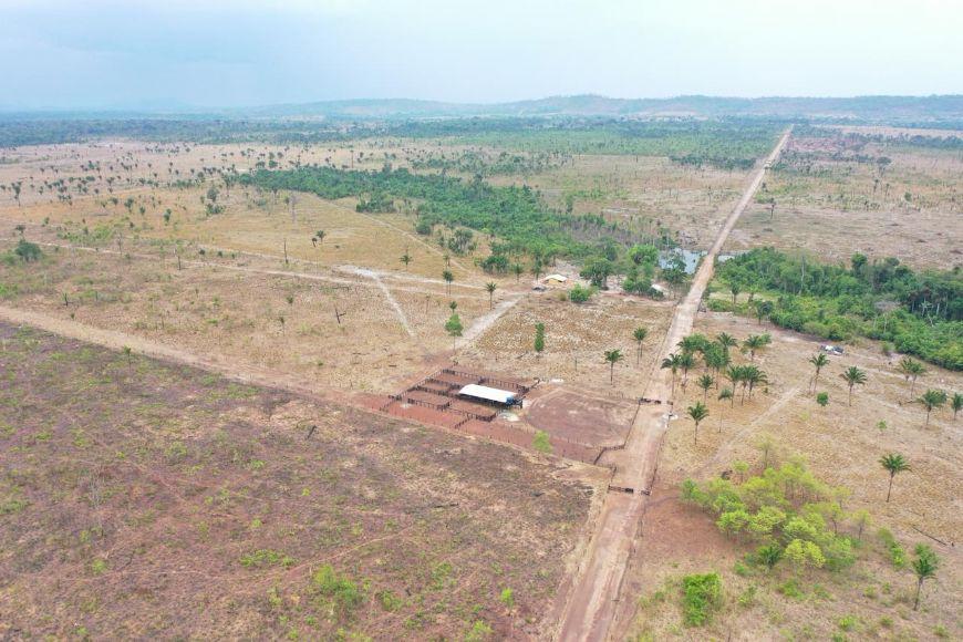 Mesmo com ordem judicial, posseiros se recusam a deixar áreas invadidas em fazenda em Santa Terezinha (MT)