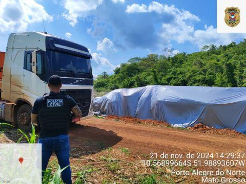 Golpe do fertilizante: Polícia Civil de Porto Alegre do Norte prende responsável por transporte de toneladas de adubo falso