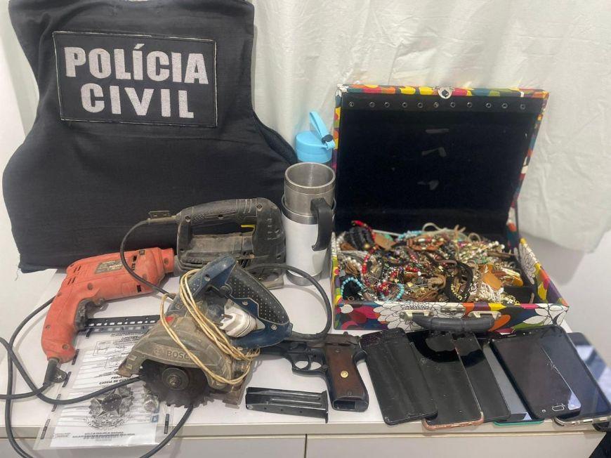 Polícia Civil recupera joias e diversos produto furtados em Nova Xavantina (MT)