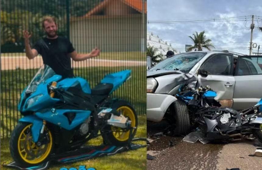 Digital influencer morre em acidente entre moto esportiva e carro em MT